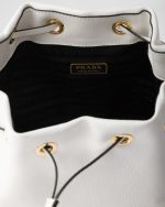 Prada Duet Naplak Patent Leather Bucket Bag - Image 3